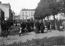 Torghandel på Trädgårdstorget 1907